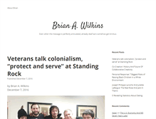 Tablet Screenshot of brianwilkins.org